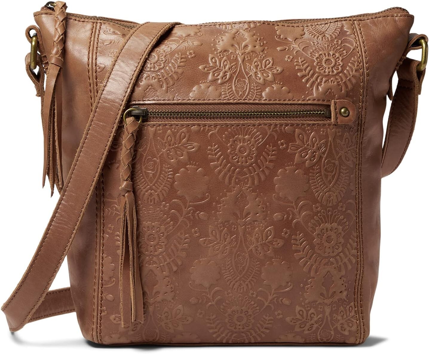 

Эшленд Кроссбоди The Sak, цвет Tobacco Floral Embossed