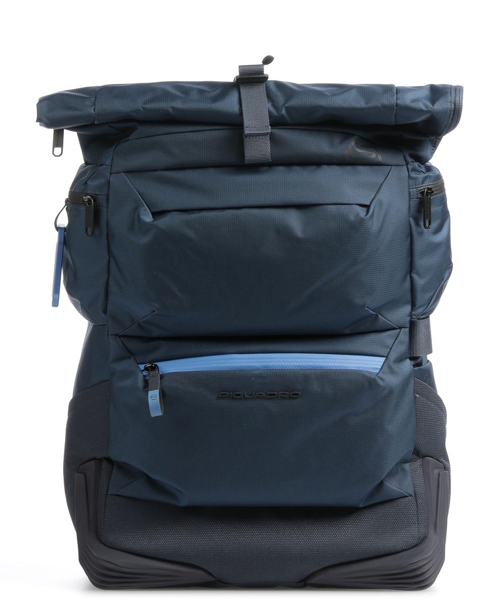 Рюкзак CORNER 15″ из переработанного полиэстера Piquadro, синий