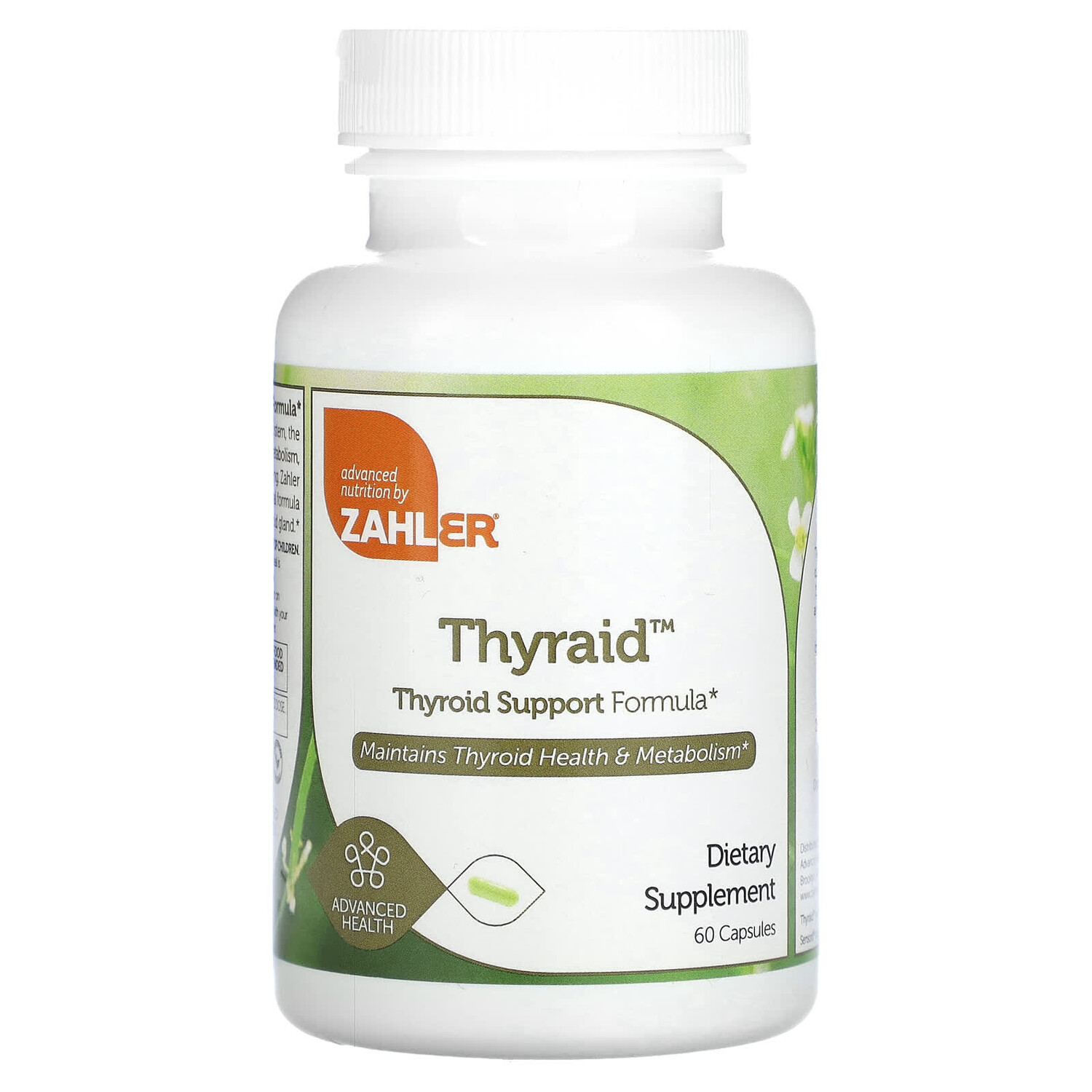 

Thyraid, формула для поддержки щитовидной железы, 60 капсул, Zahler