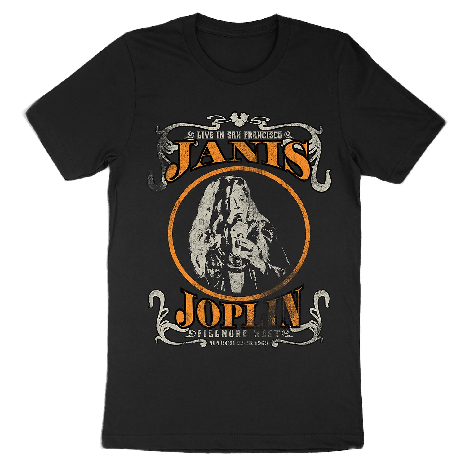 Мужская футболка Janis Joplin Live Licensed Character janis joplin mens live fitted t shirt