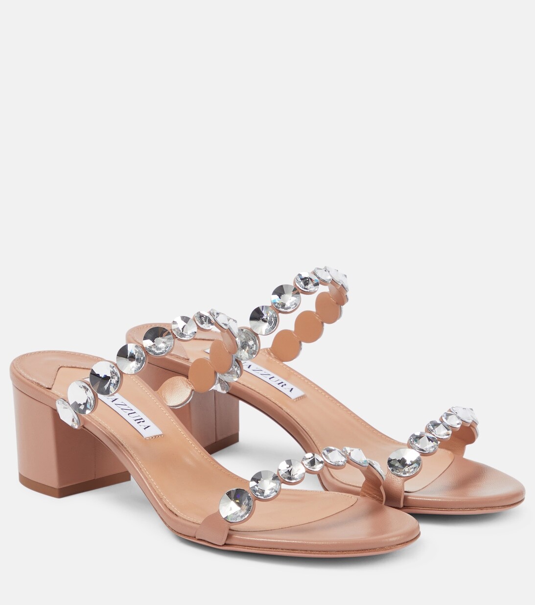 

Босоножки с декором Tequila Aquazzura, розовый