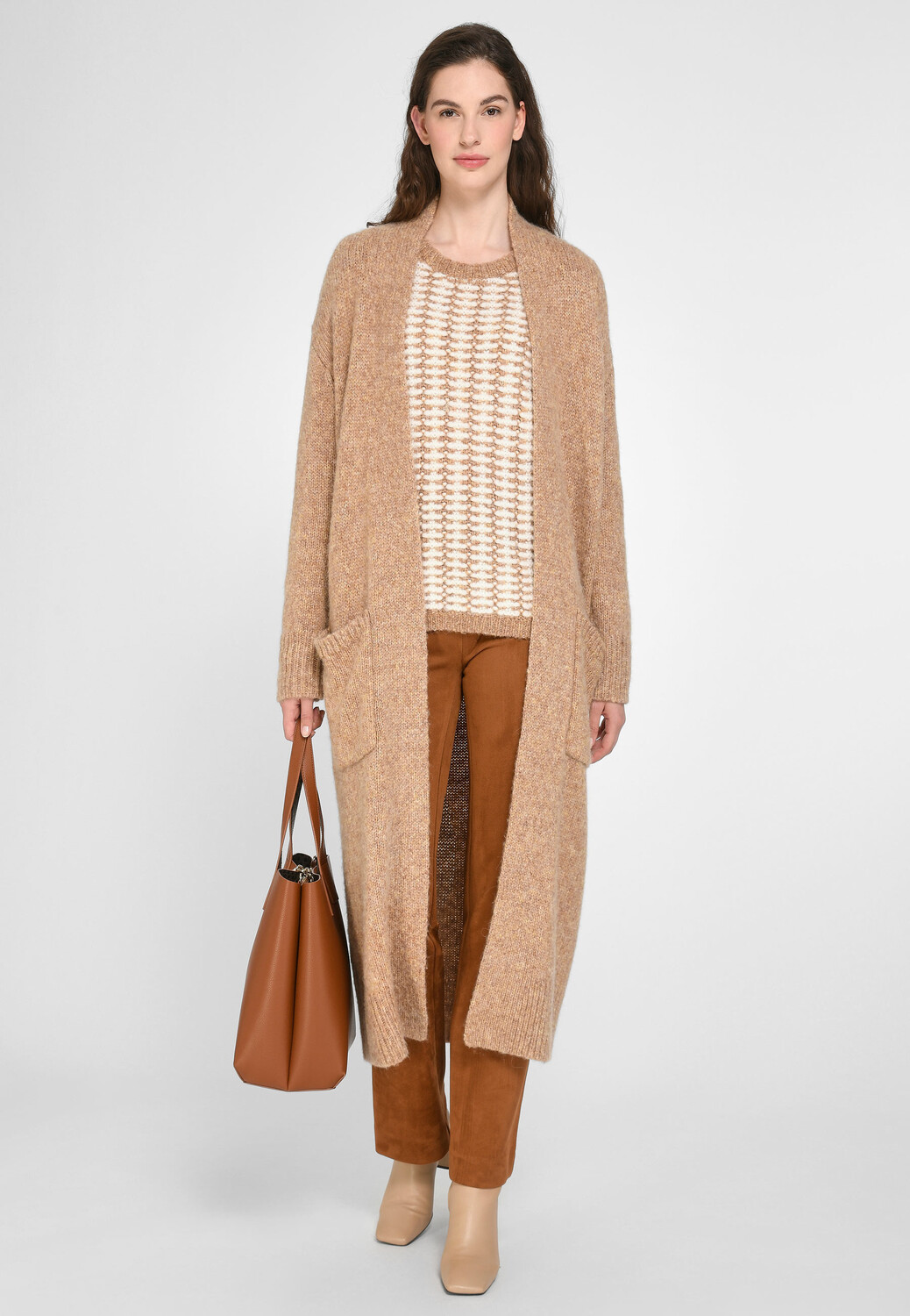 

Толстовка FADENMEISTER BERLIN Strickjacke Wool, бежевый
