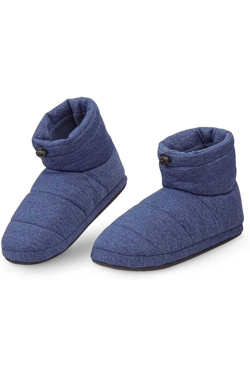 Тапочки-сапожки Dunlop, синий мужские пушистые тапочки домашние зимние разноцветные противоскользящие плюшевые мягкие удобные мужские повседневные домашние туфли на
