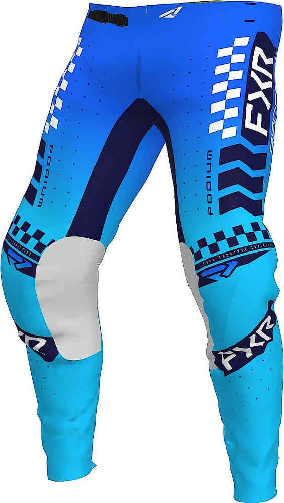 

Брюки для мотокросса Podium Gladiator 2023 FXR, голубовато-черный
