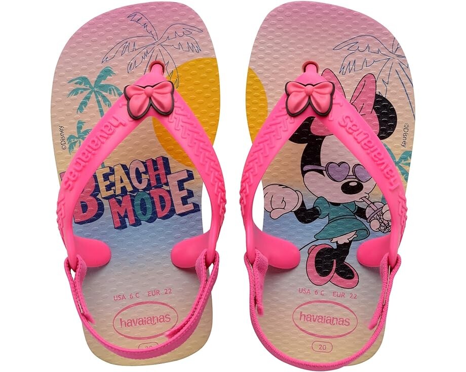 

Сандалии Havaianas Baby Disney Classics Flip-Flop, цвет Pink/Pink