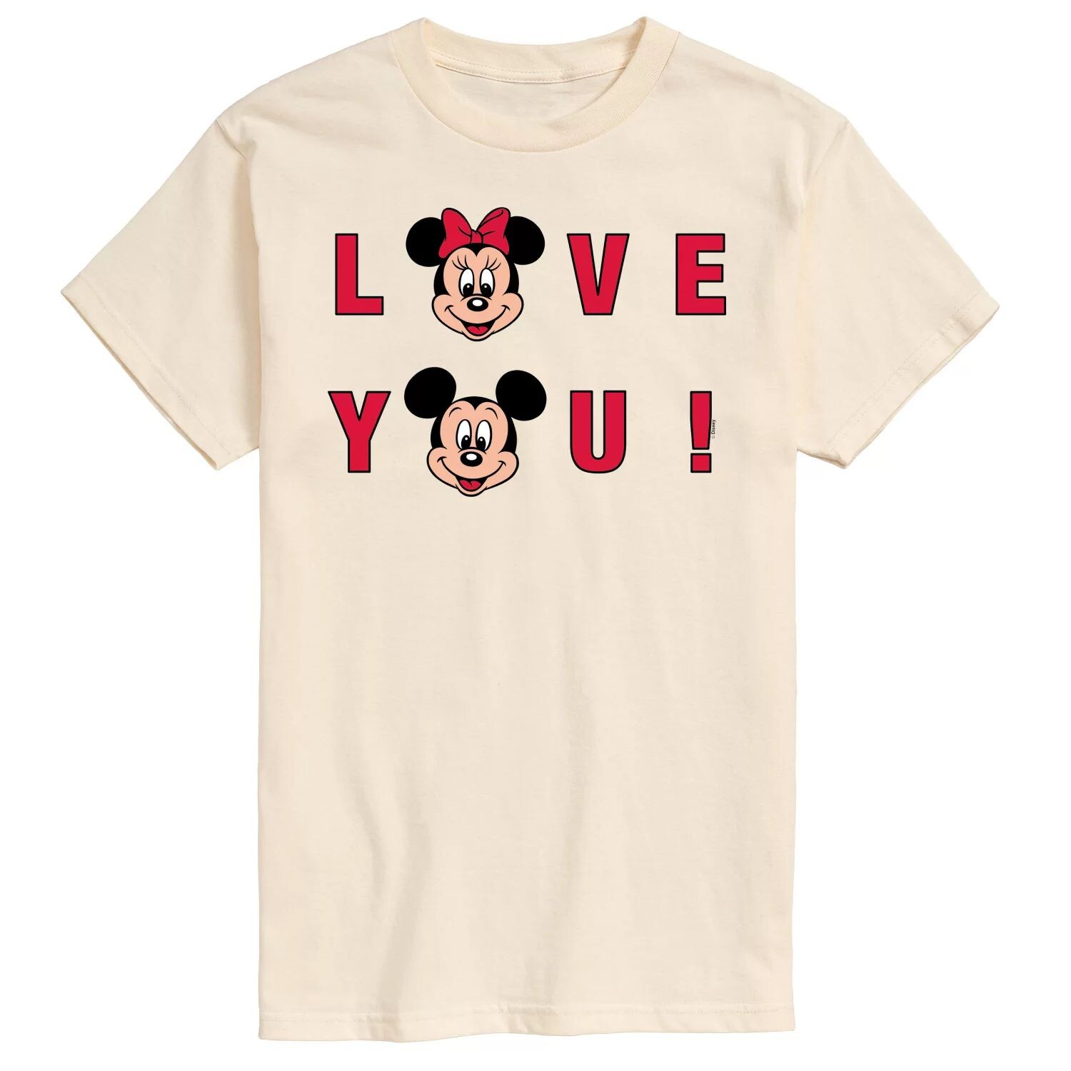 

Мужская футболка с рисунком Love You Disney от Disney Licensed Character