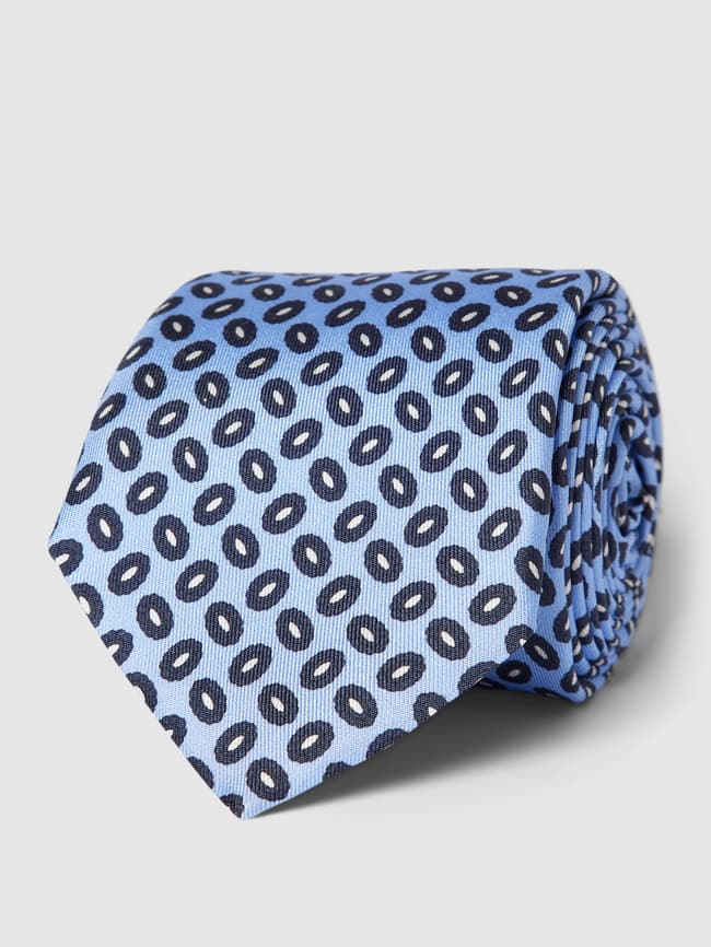 Шелковый галстук с узором по всей поверхности Tommy Hilfiger, темно-синий топ с узором по всей поверхности s oliver темно синий