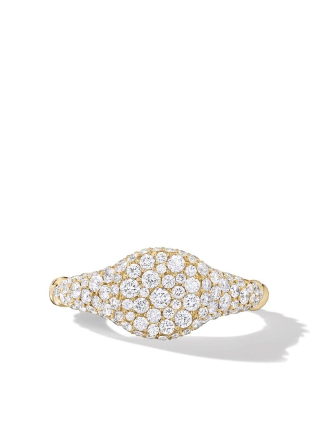 

Кольцо из желтого золота с бриллиантами David Yurman, золотой