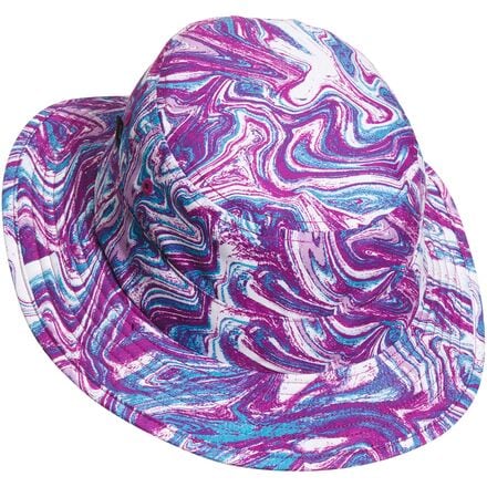 

Панама с полями класса V – детская The North Face, цвет Purple Cactus Flower Water Marble Print