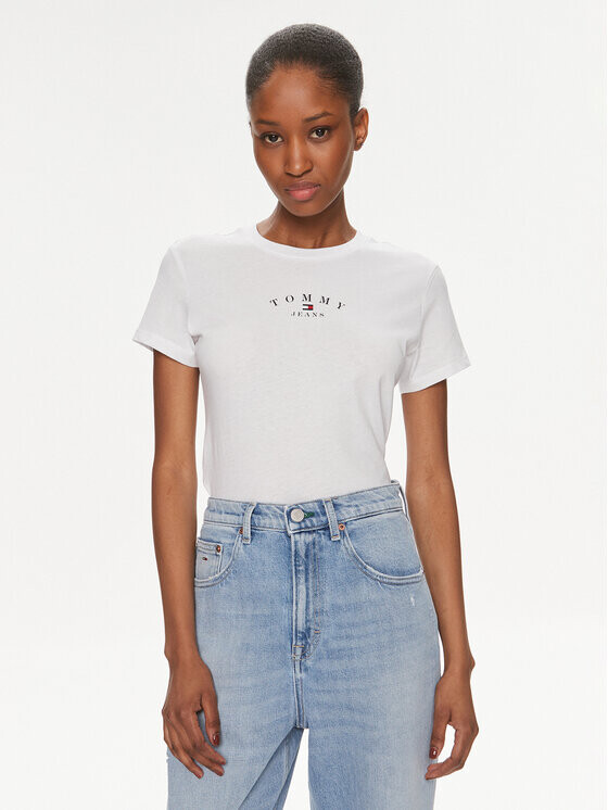 

Футболка узкого кроя Tommy Jeans, белый