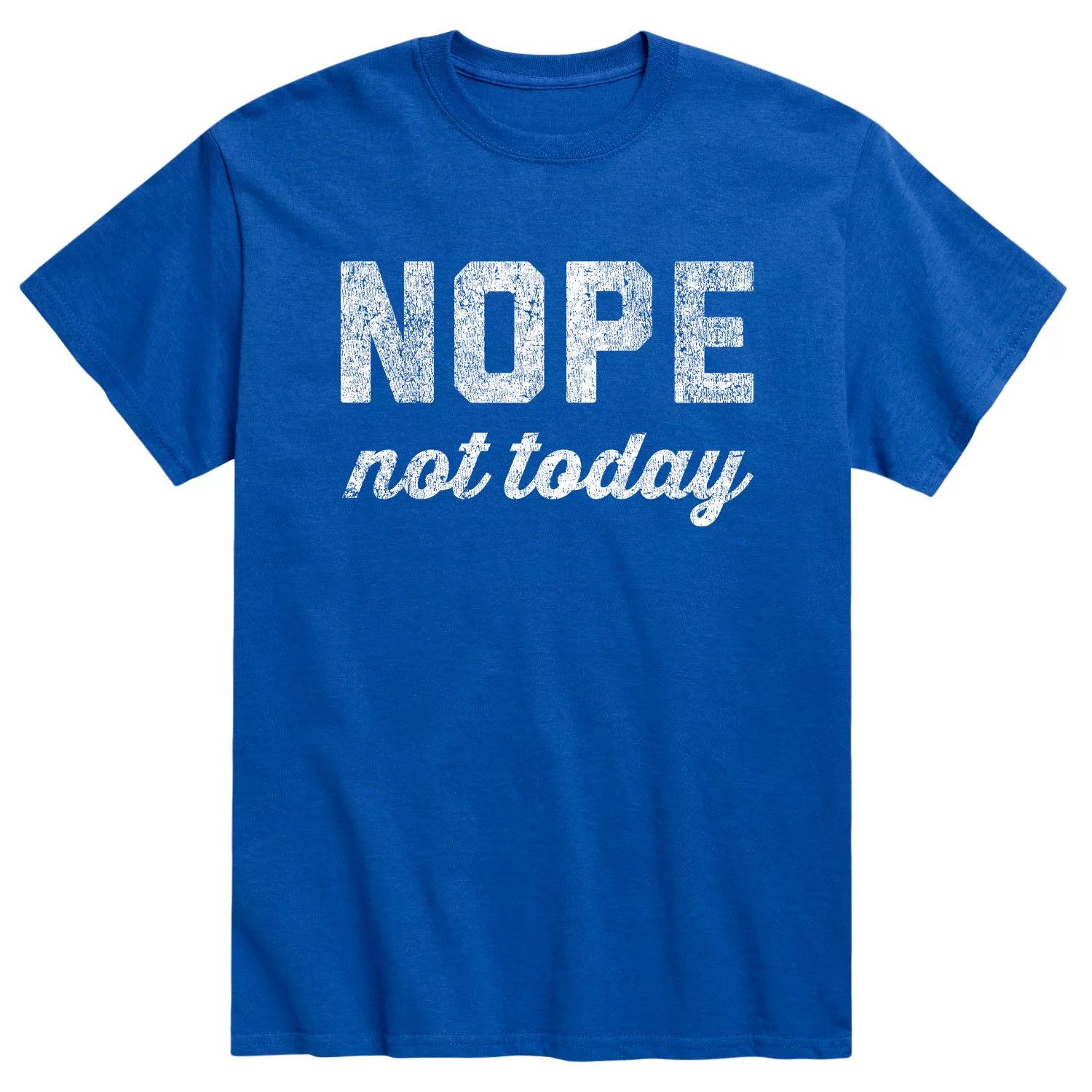 Мужская футболка Nope Not Today Licensed Character nope still not engaged funny relationship status shirt