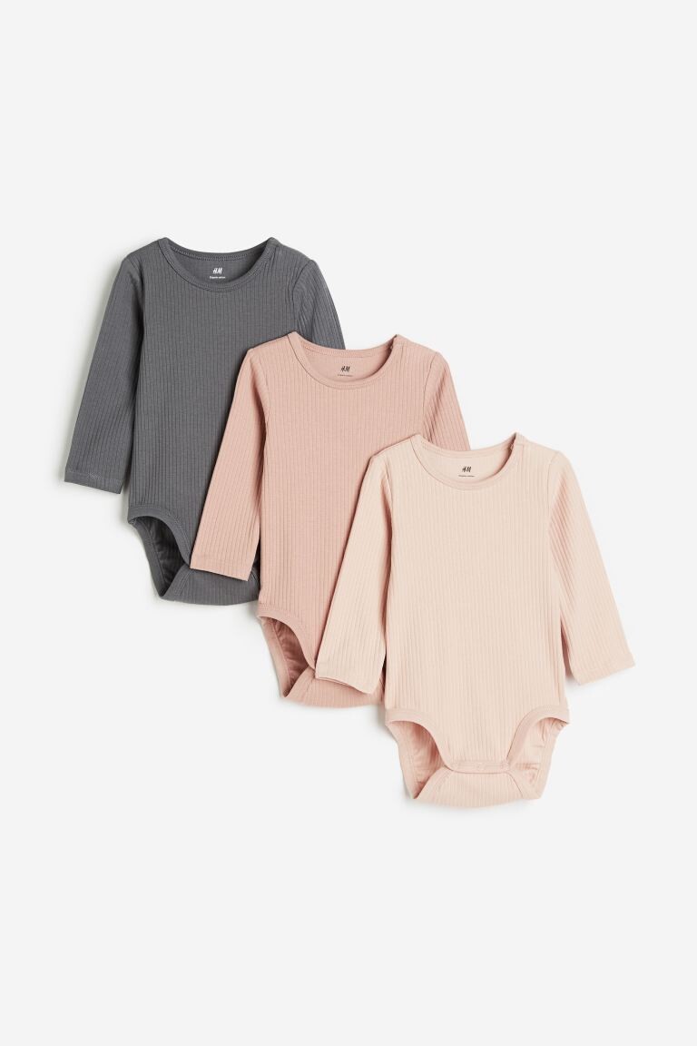 

Боди с 3 ребрами H&M