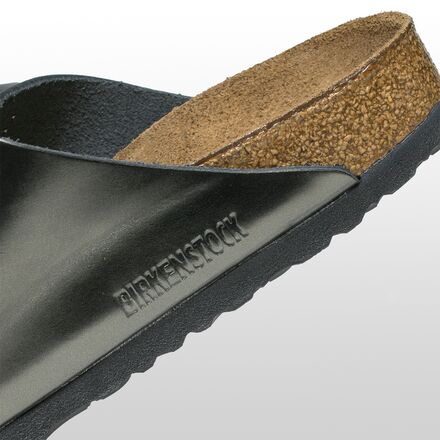 Узкие сандалии Arizona Soft Footbed Limited Edition женские Birkenstock, цвет Metallic Anthracite Leather