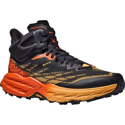 Кроссовки для трейлраннинга Speedgoat Mid 5 GTX мужские HOKA, цвет Blue Graphite/Amber Yellow модель автомобиля отлитая под давлением tm moreart 1 64 светильник в сборе раскрывает сцену коллекция ковчега