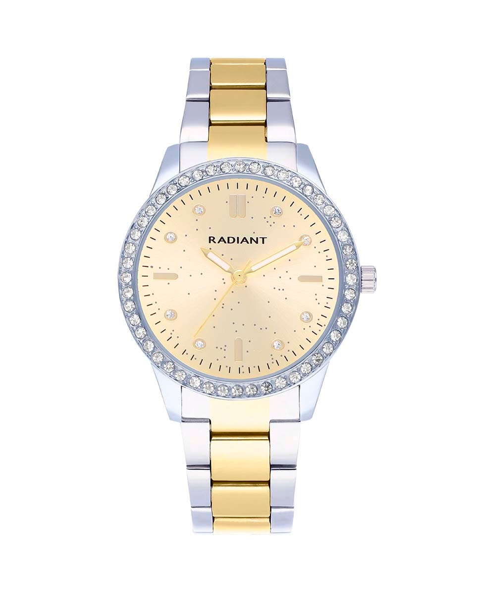 Женские часы Universe RA596203 из стали с ремешком из двухцветного золота Radiant, серебро