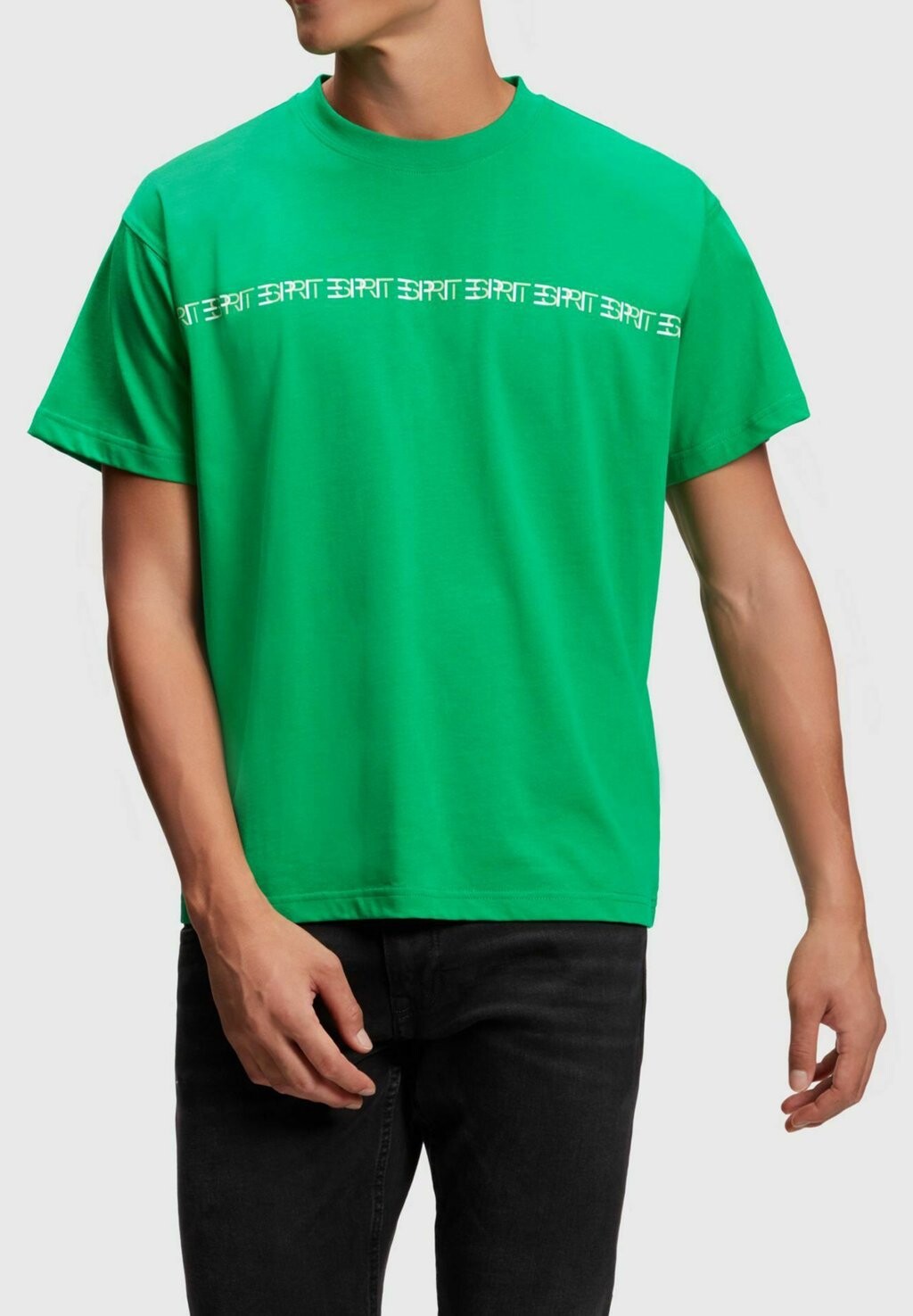 

Футболка с принтом Esprit, зеленый