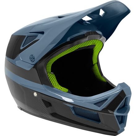 Шлем Rampage Comp Fox Racing, пыльный синий козырек к шлему fox rampage pro carbon visor aqua черно красный пластик 04119 246 os