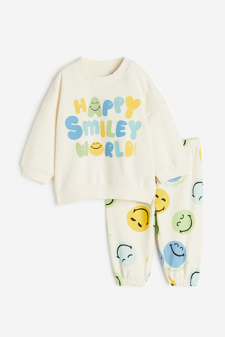 

Комплект из двух толстовок H&M, бежевый
