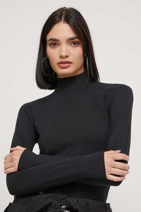 

Компания Холлистер длинный рукав Hollister Co., черный