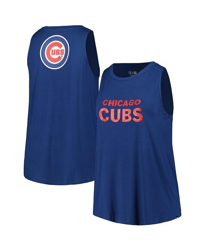 

Женская майка больших размеров Royal Chicago Cubs New Era, синий