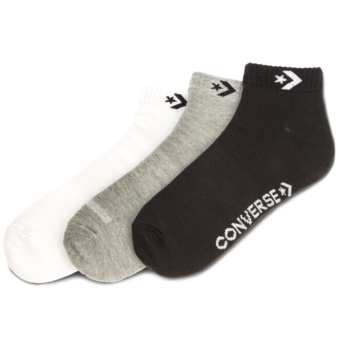 

Носки Converse, 3 шт, серый/черный/белый