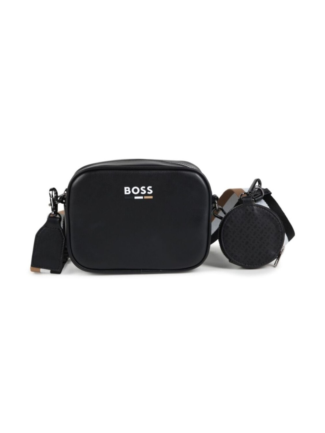 

BOSS Kidswear сумка на плечо с логотипом, черный