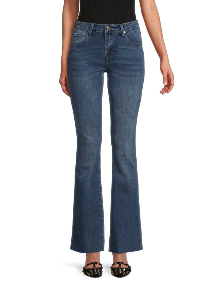 

Джинсы Becca Bootcut со средней посадкой True Religion, синий