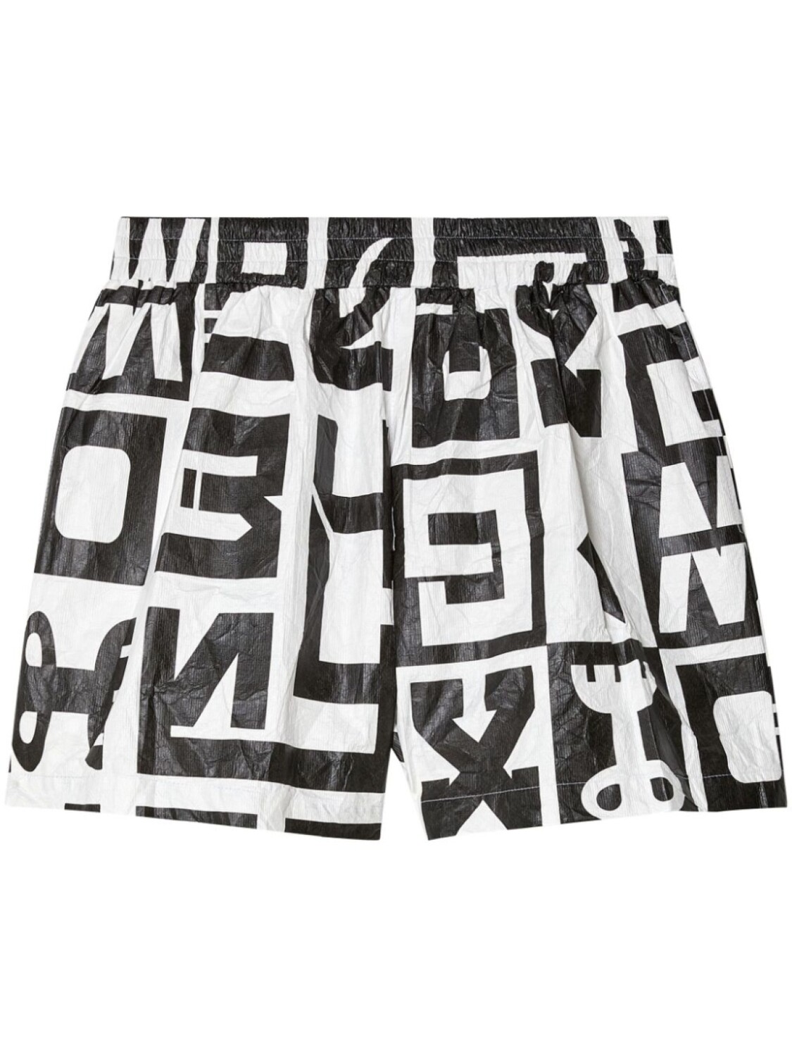 

Walter Van Beirendonck шорты с графичным принтом, черный