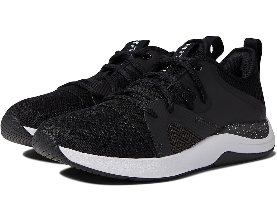 

Кроссовки Under Armour Charged Breathe Lace Training, цвет Black/Jet Gray/White