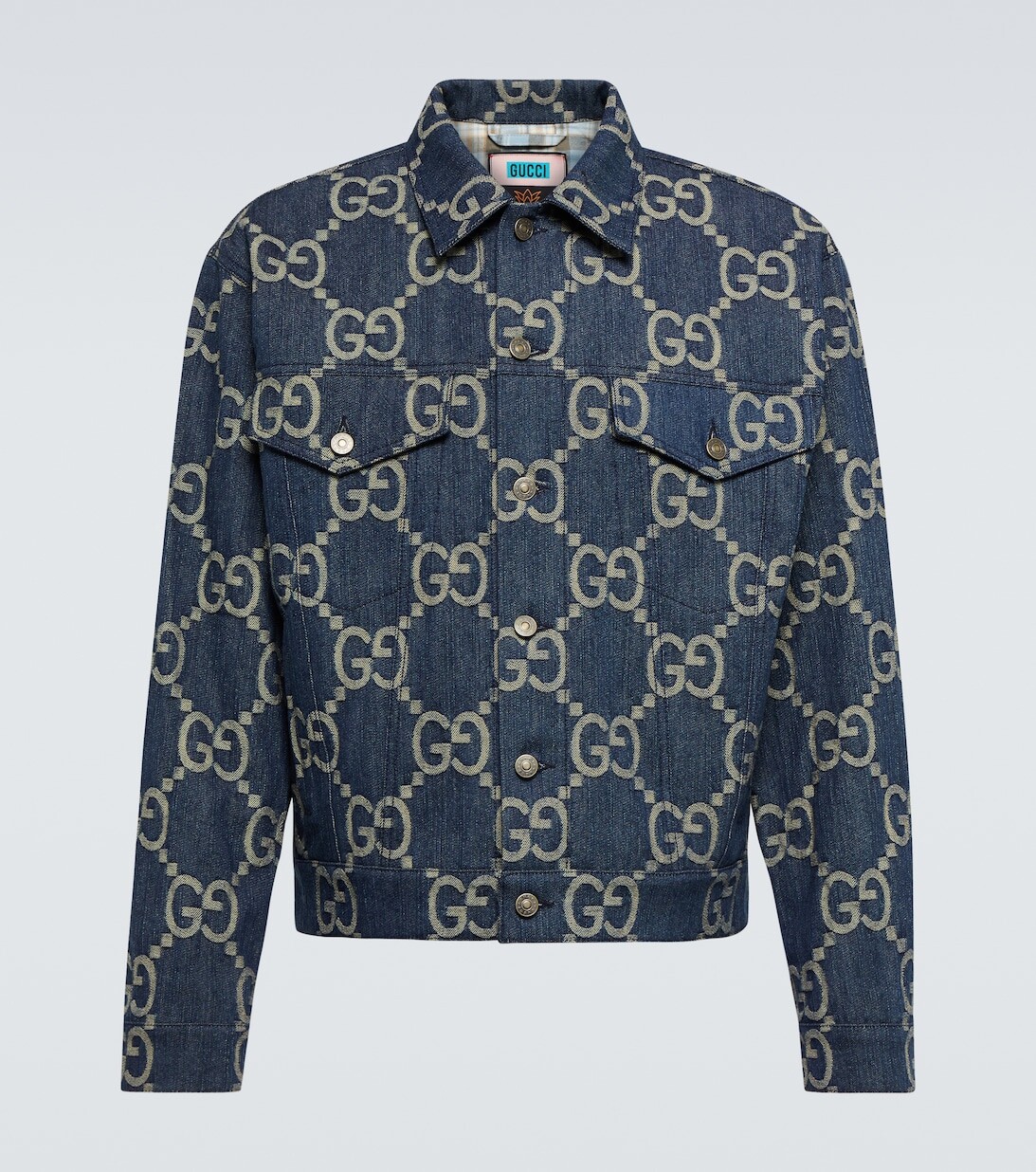 

Куртка Jumbo GG Pineapple Gucci, синий