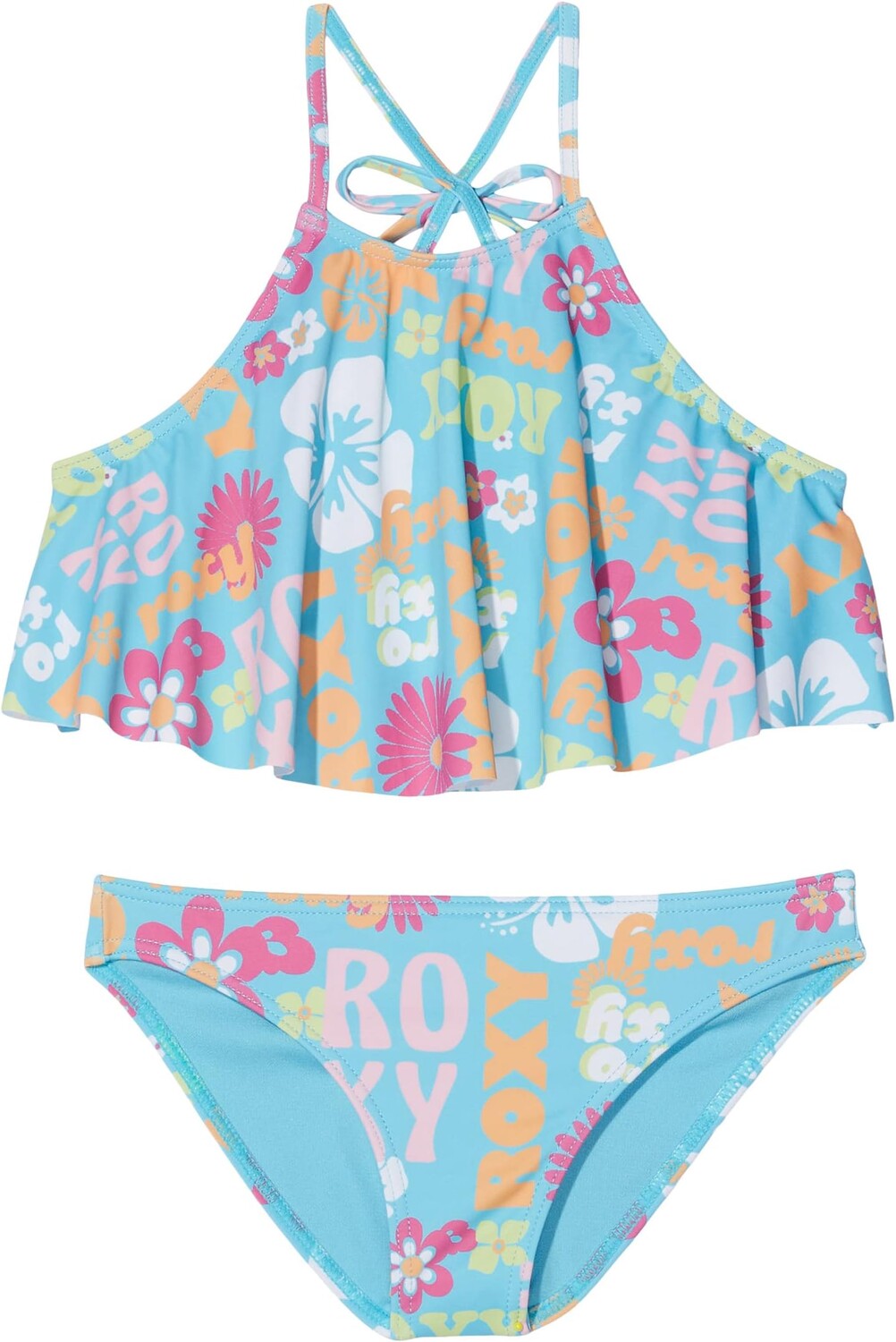 

Купальник Roxy Kids Flower Vintage Power Flutter Set, цвет Bachelor Button Groovy Girl