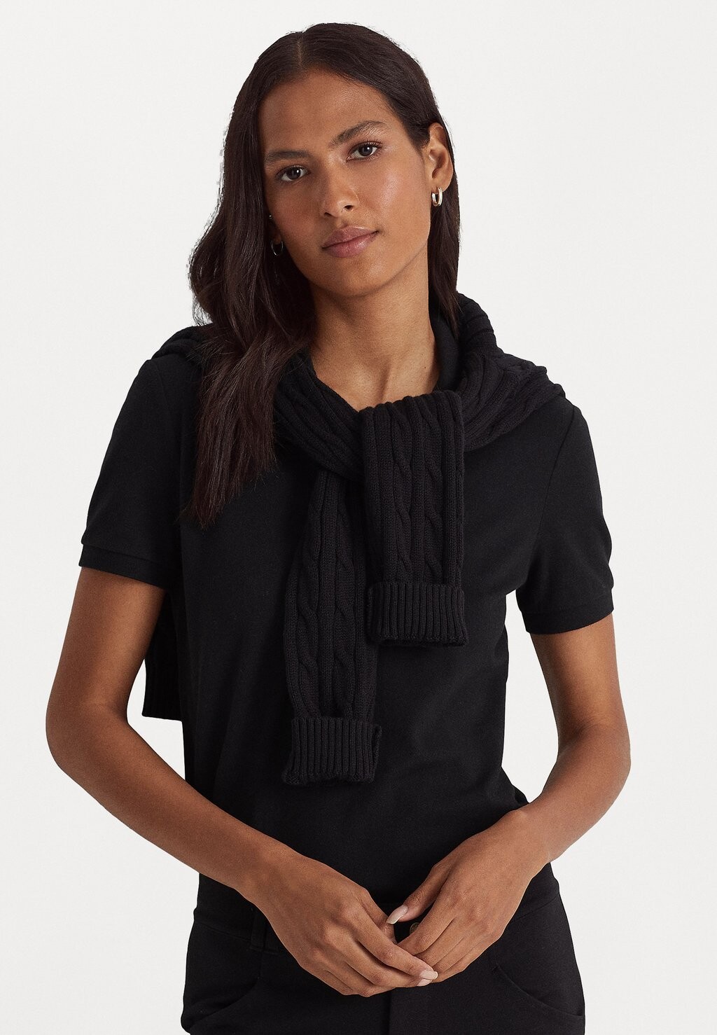 

Рубашка поло Lauren Ralph Lauren, черный