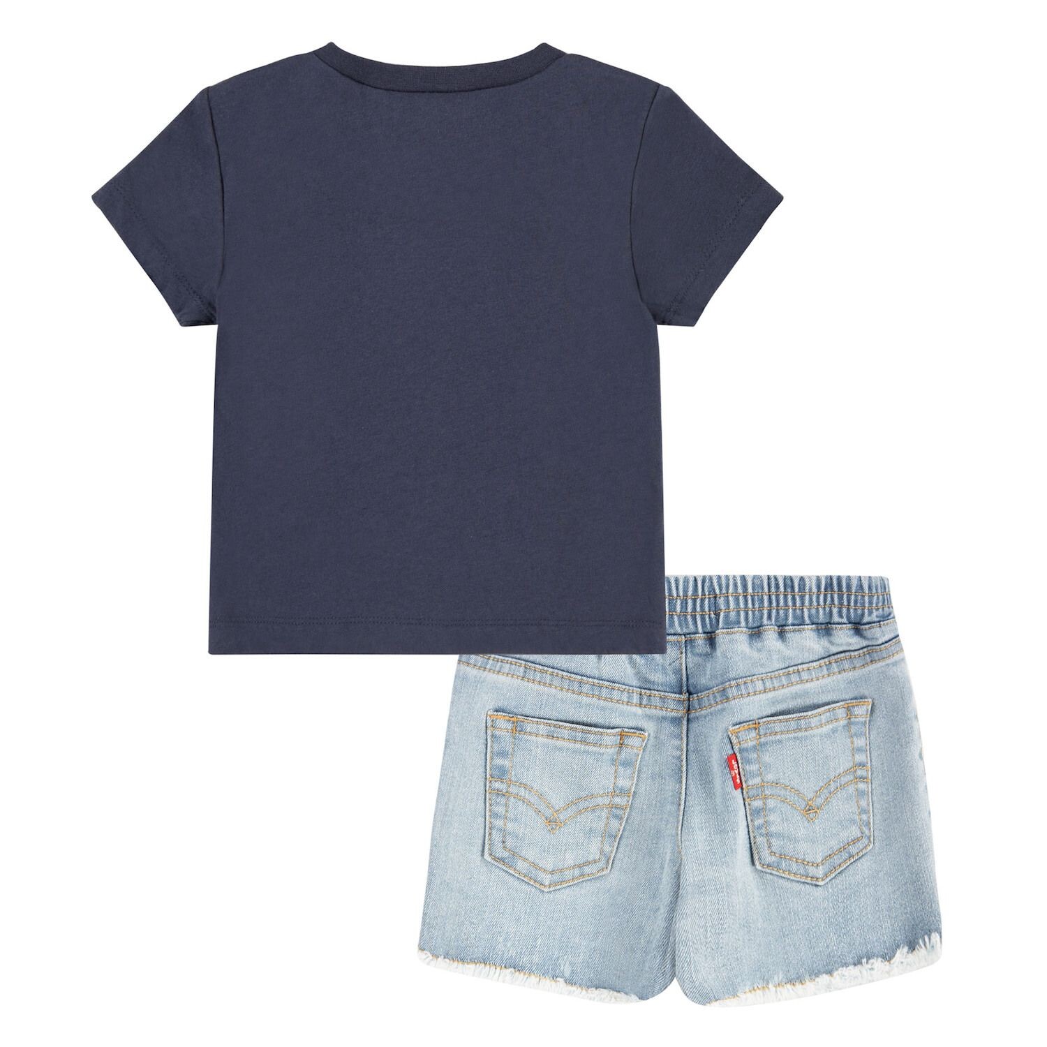 

Комплект из футболки Levi's Rock & Roll и джинсовых шорт для мальчика для малышей Levi's