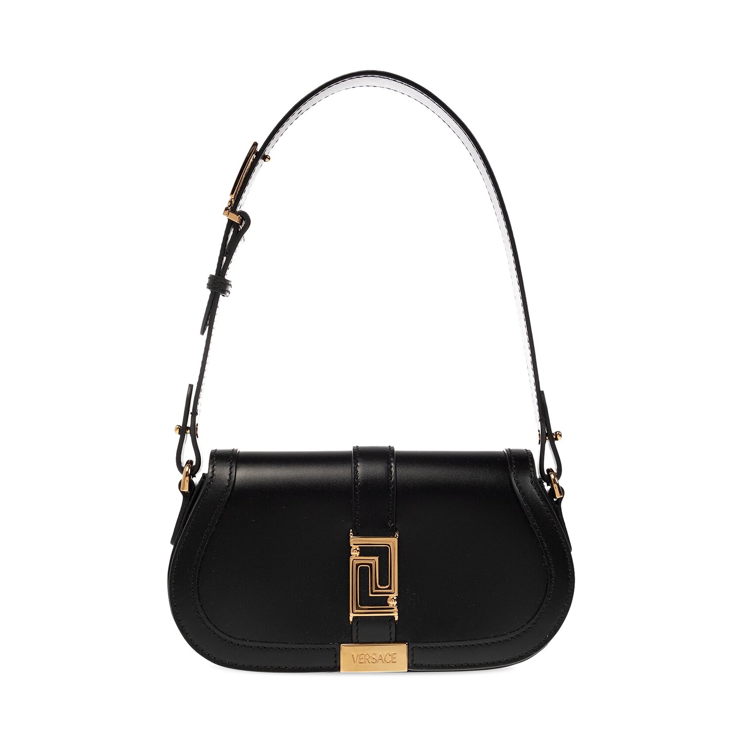 

Мини-сумка через плечо Versace Greca Goddess, черный/Versace Gold