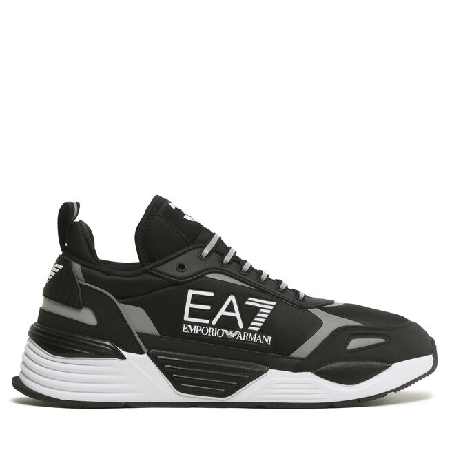 

Кроссовки EA7 Emporio Armani X8X159 XK364 N763 Black+Silver, черный