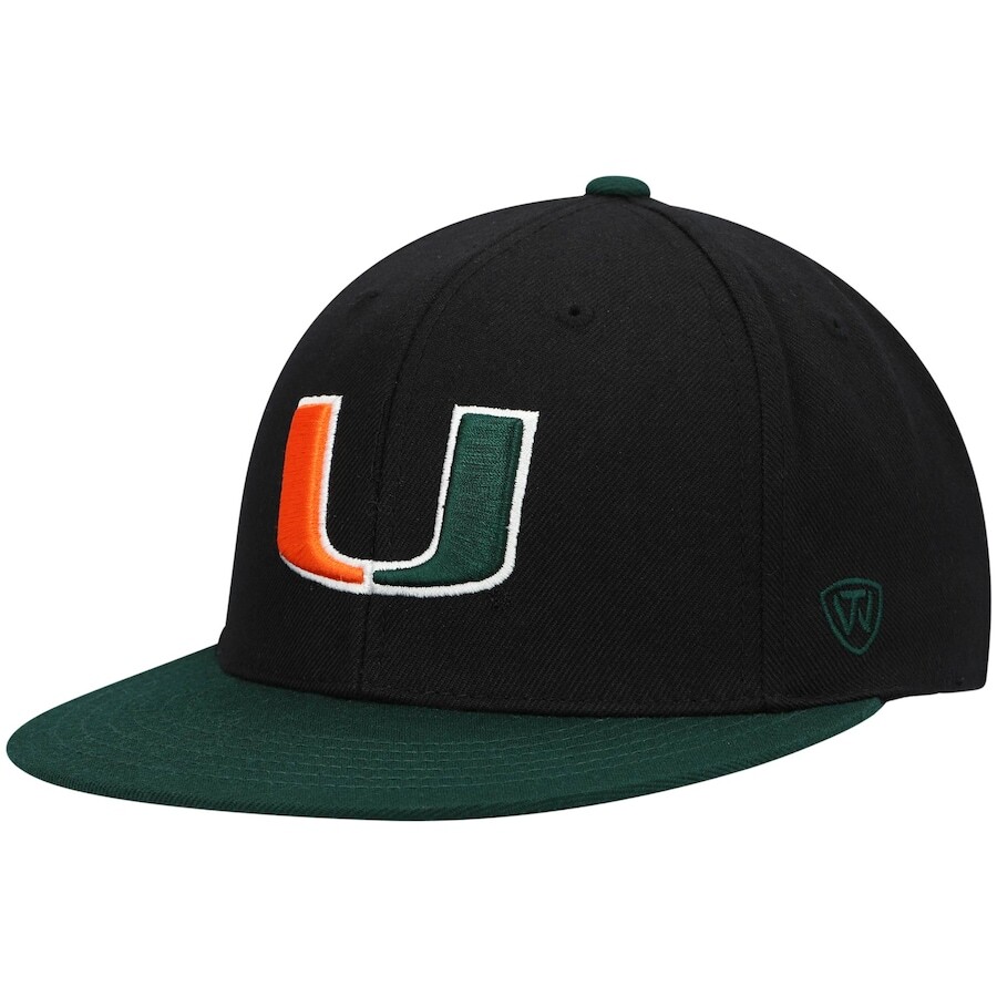 

Бейсболка Top of the World Miami Hurricanes, черный