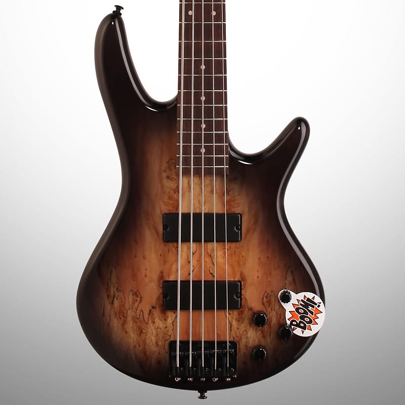 цена Басс гитара Ibanez GSR205SM Electric Bass, 5-String - Natural Gray Burst