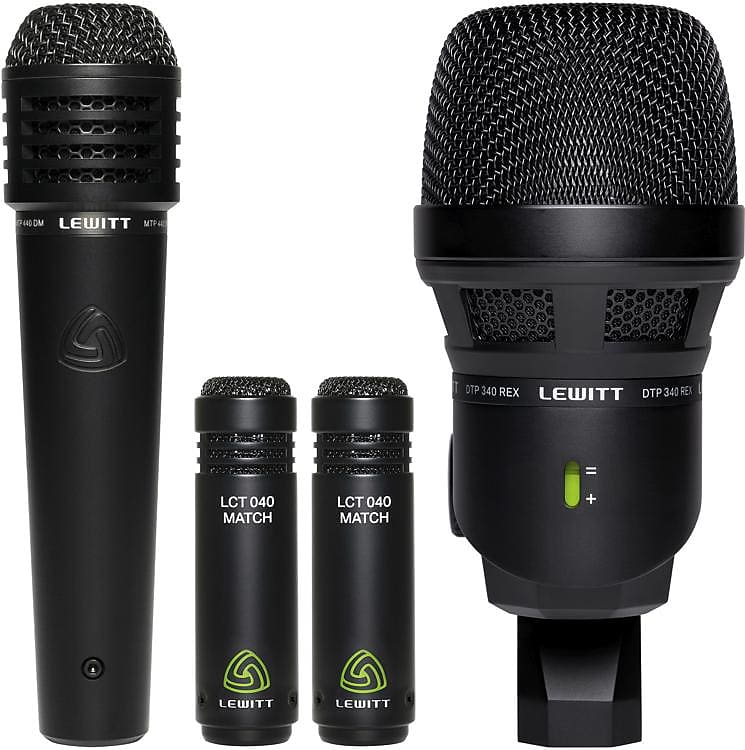 комплект микрофонов lewitt beatkit 4pc drum microphone kit Комплект микрофонов Lewitt BEATKIT 4pc Drum Microphone Kit