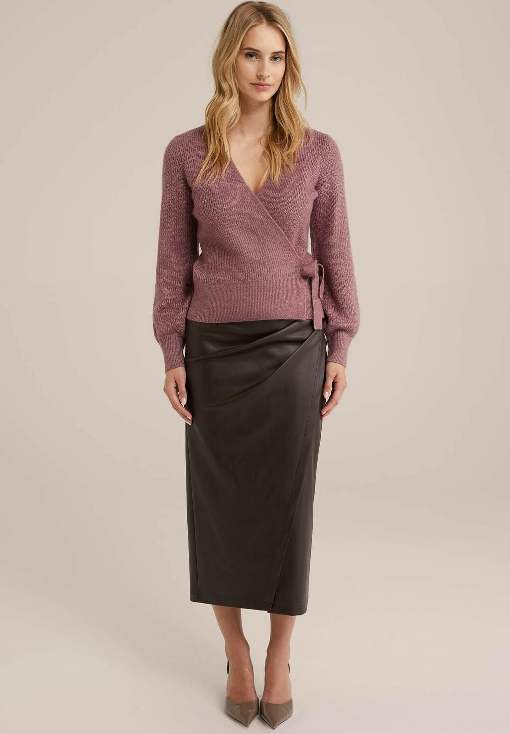 

Кардиган WE Fashion, розовый