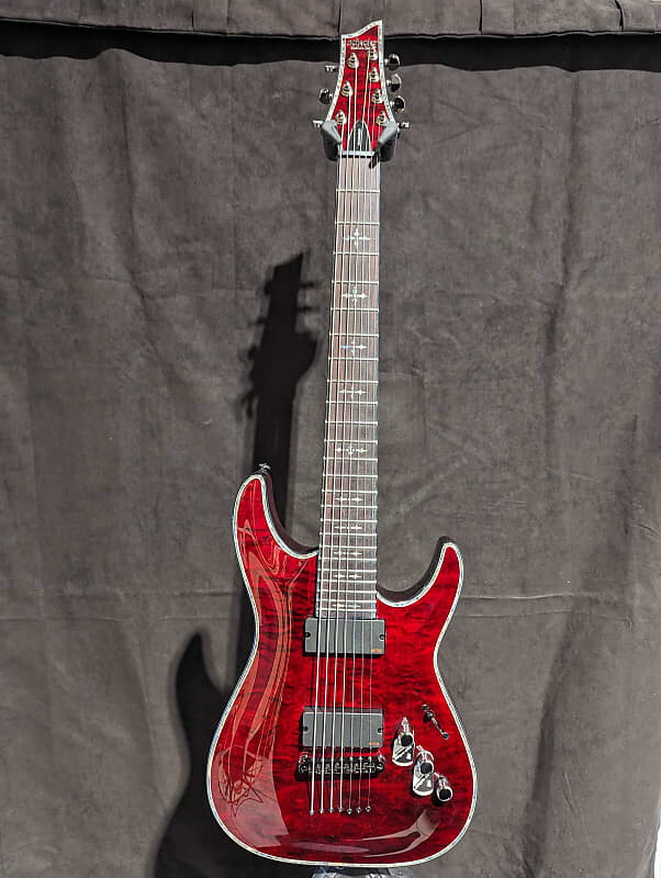 

Электрогитара Schecter Hellraiser C-7 Black Cherry 7-String Electric Guitar