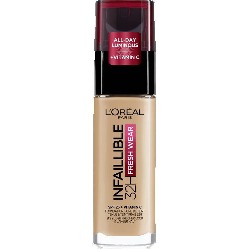 

Infaillible 24H Fresh Wear Make-up 250 Radiant Sun L’Oréal Paris, 30 ml