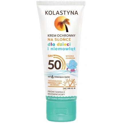 Солнцезащитный крем для детей и младенцев Spf 50 50мл, Kolastyna weleda солнцезащитный крем для младенцев и детей spf 30 baby