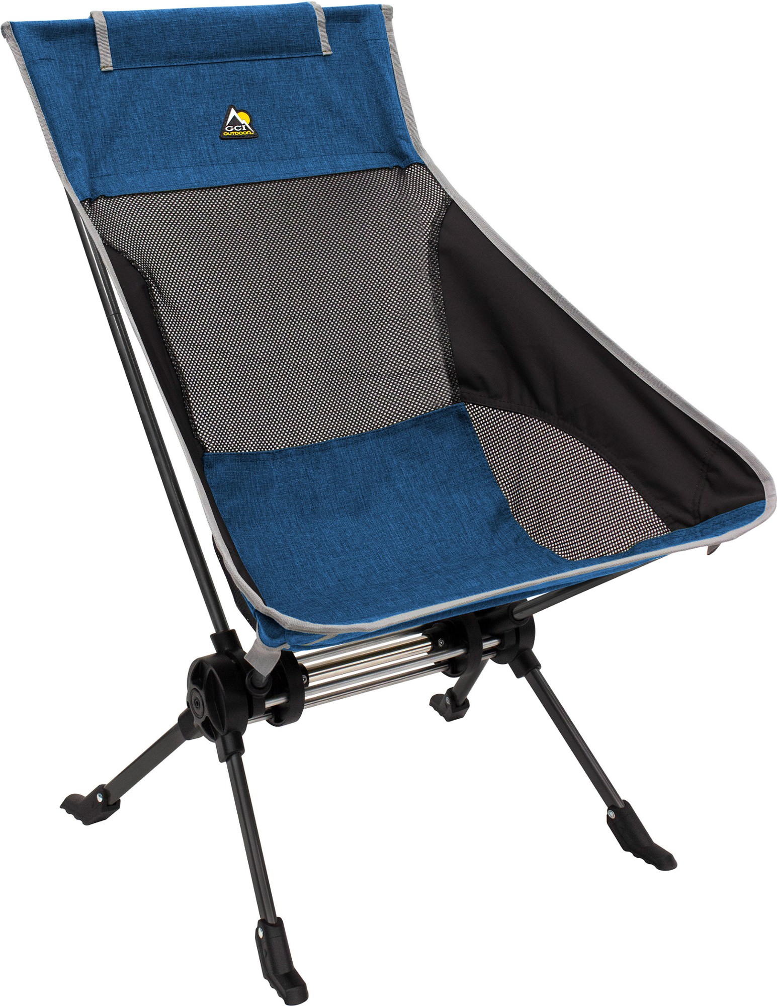 Кресло-качалка ComPack GCI Outdoor, синий кресло качалка с солнцезащитным козырьком gci outdoor серый