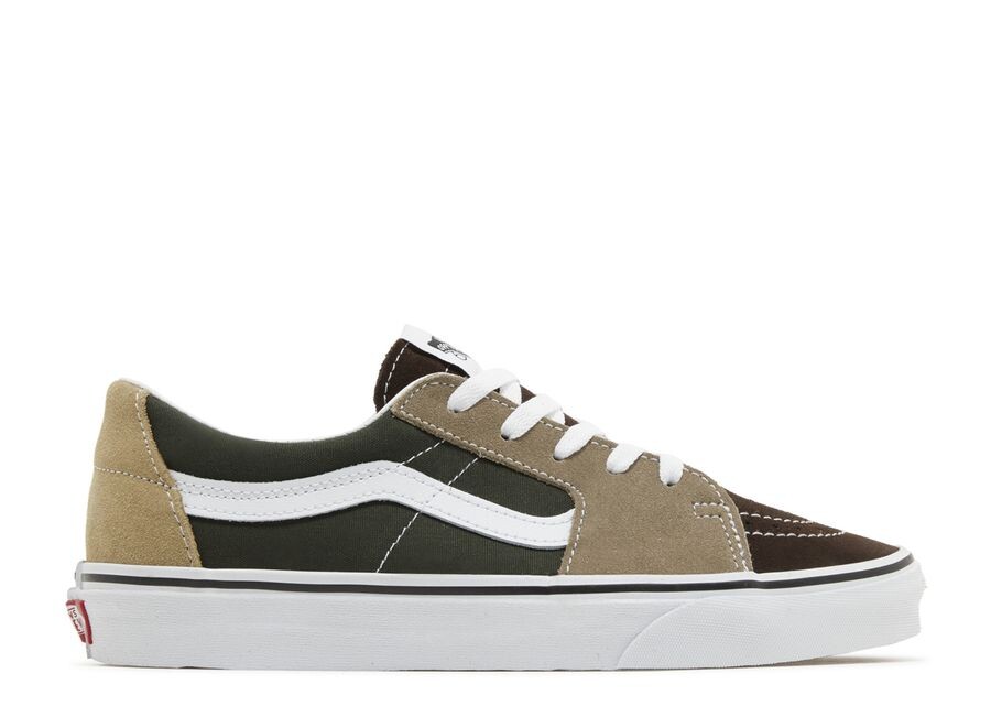 

Кроссовки Vans Sk8-Low 'Color Block - Demitasse', коричневый