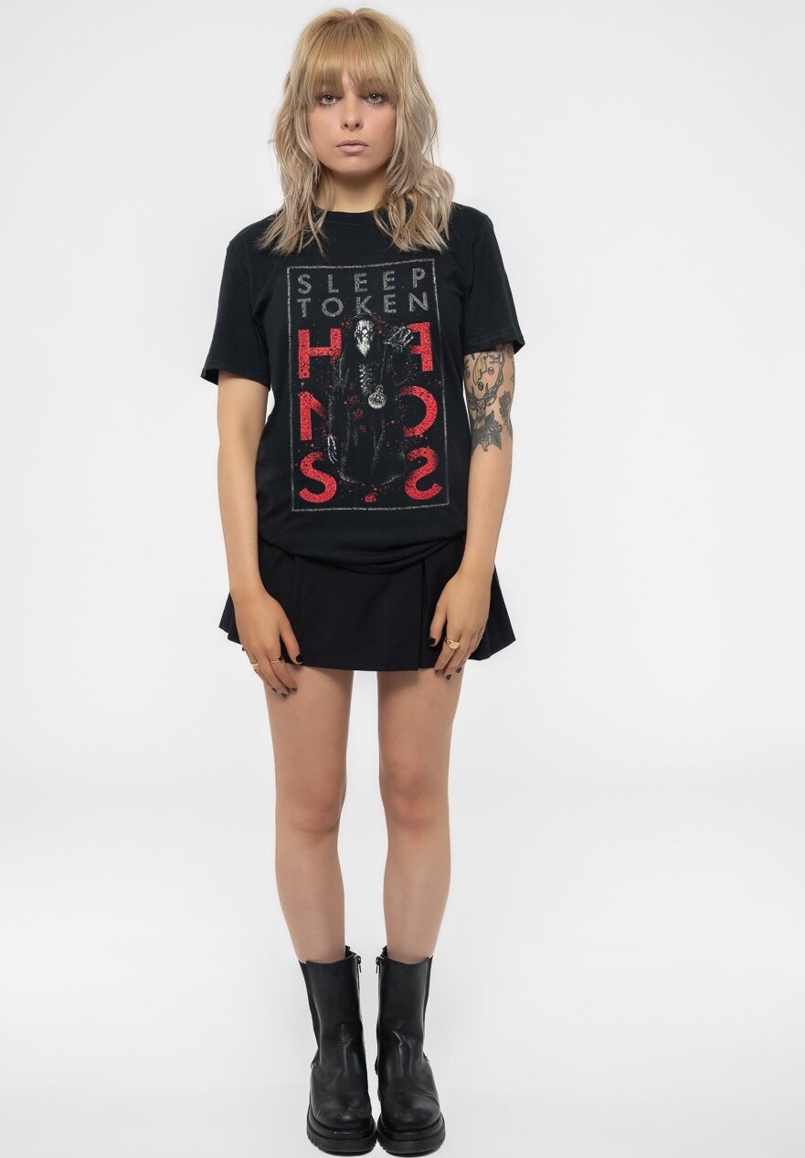 

Футболка с принтом SLEEP TOKEN HYPNOSIS Paradiso Clothing, черный