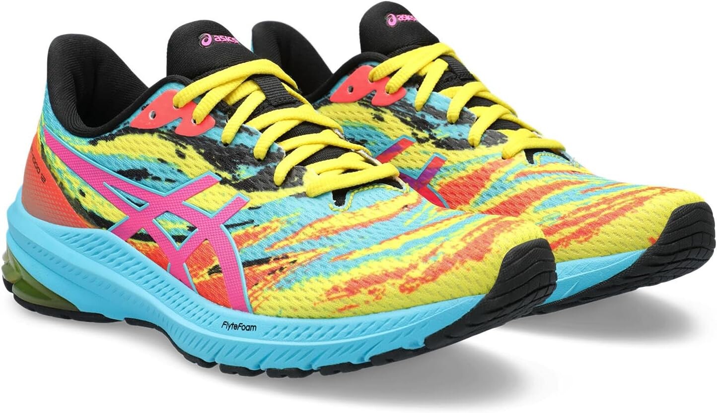 

Кроссовки GT-1000 12 ASICS, цвет Vibrant Yellow/Hot Pink