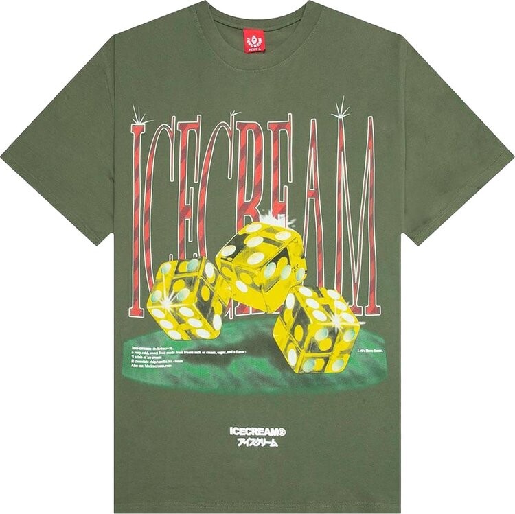

Футболка Icecream Fear Of A Rich Planet 'Four Leaf Clover', зеленый