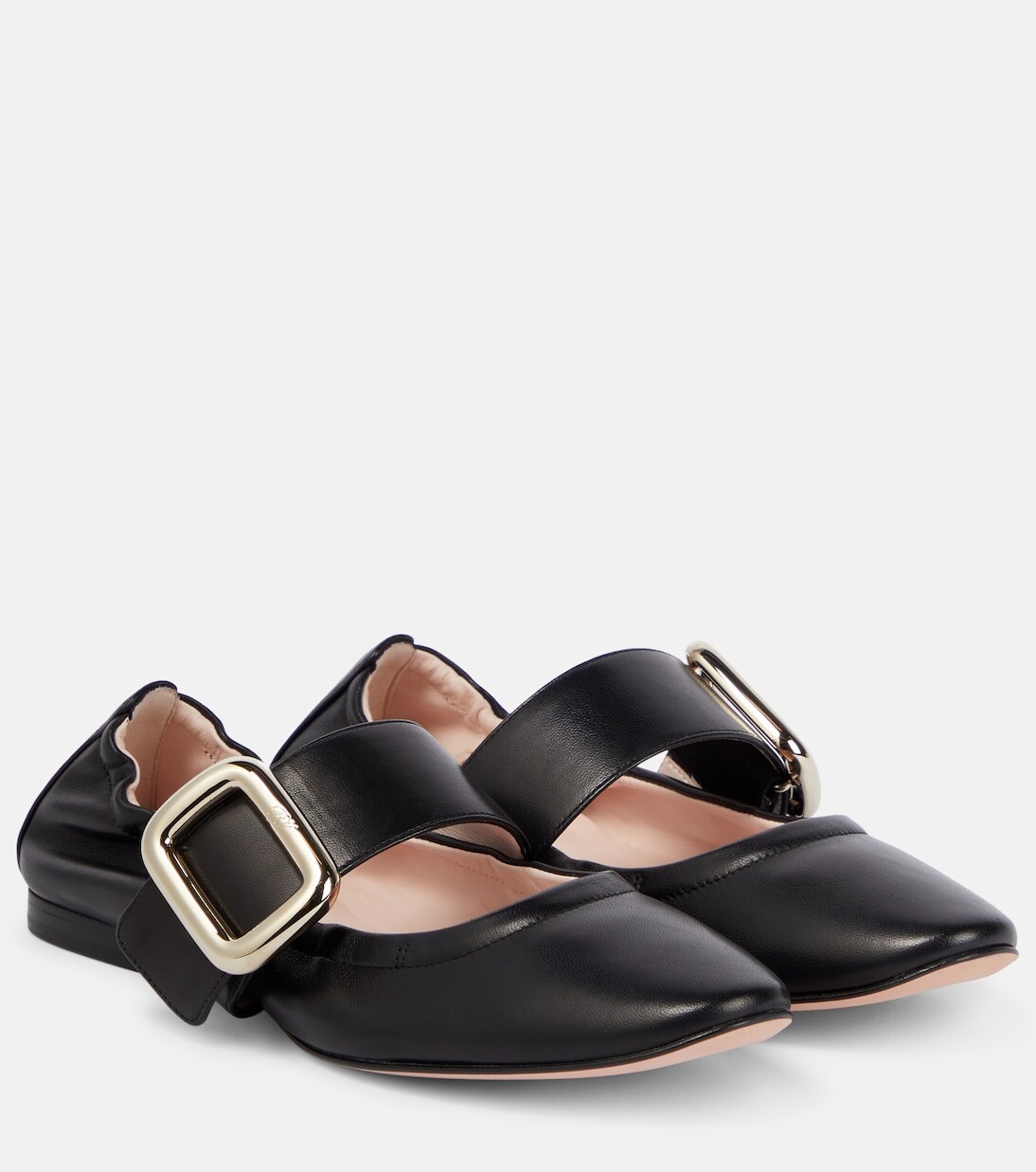 

Детские кожаные балетки soft choc Roger Vivier, черный