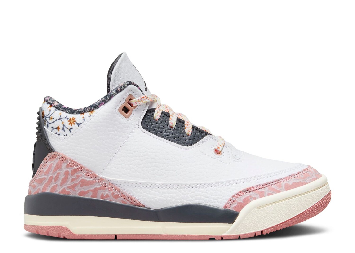 

Кроссовки Air Jordan Air Jordan 3 Retro Ps 'Vintage Floral', белый
