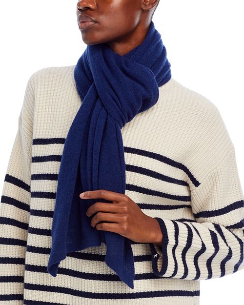 

Большой вязаный шарф C by Bloomingdale's Cashmere, цвет Blue